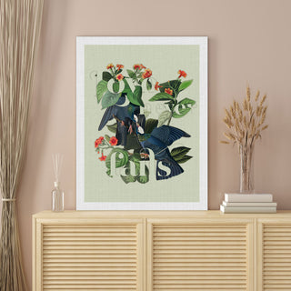 Audubon Birds aesthetic home decor painting