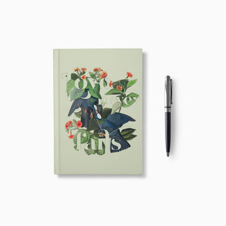 audubon birds notebook with pen
