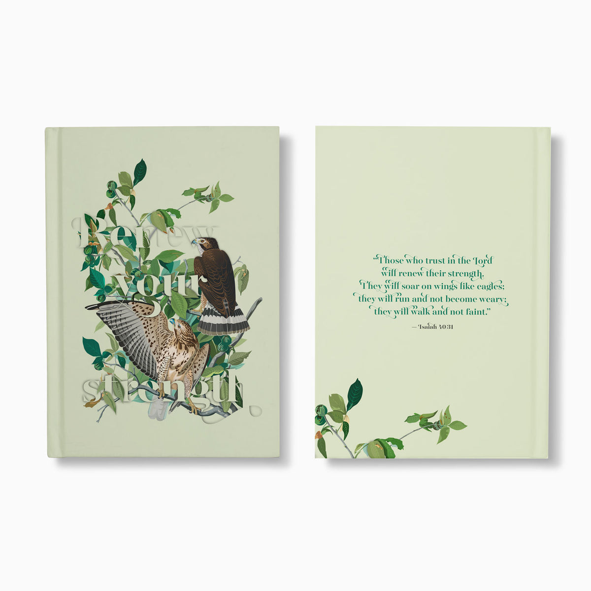 Audubon Birds notebook cover back and front
