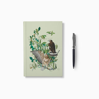 Audubon Birds notebook cover and pen