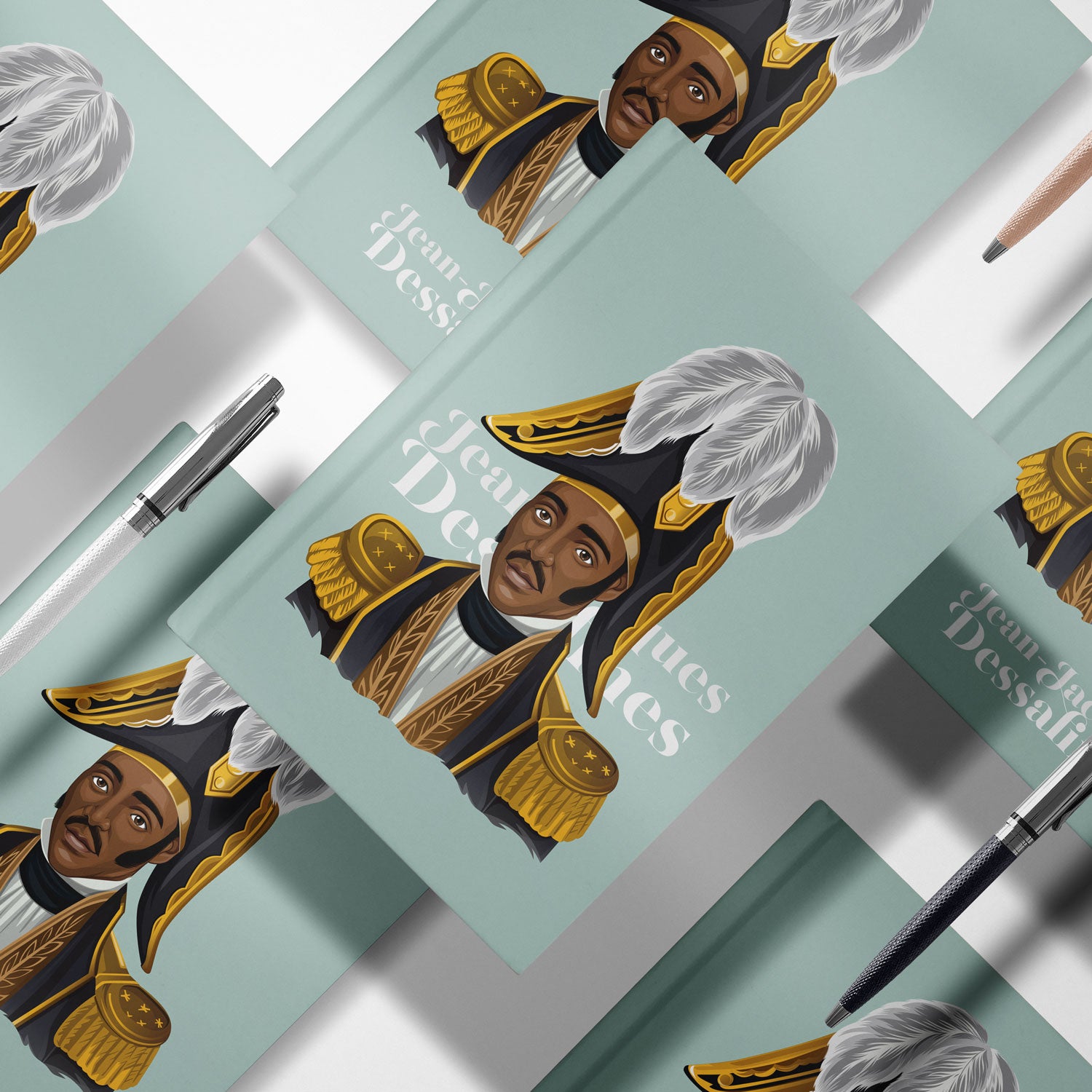 Jean Jacques Dessalines Notebooks with pens