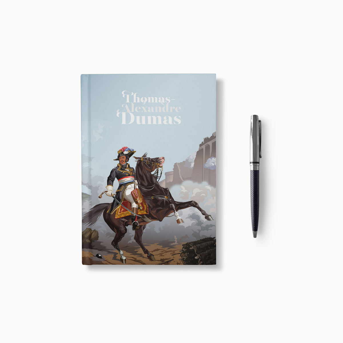 Thomas Alexandre Dumas notebook and pen