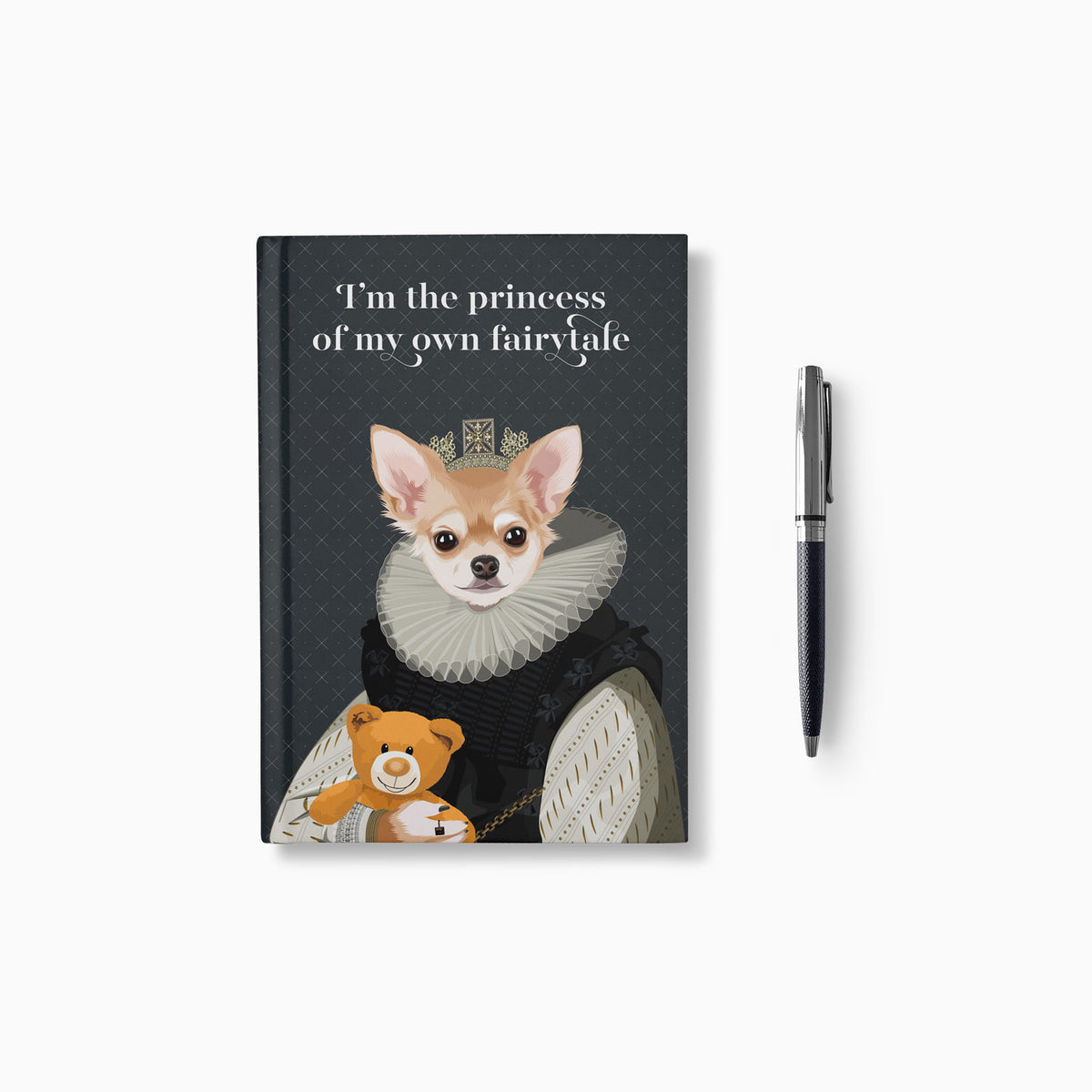 Customised Royal Pet Notebook with pen